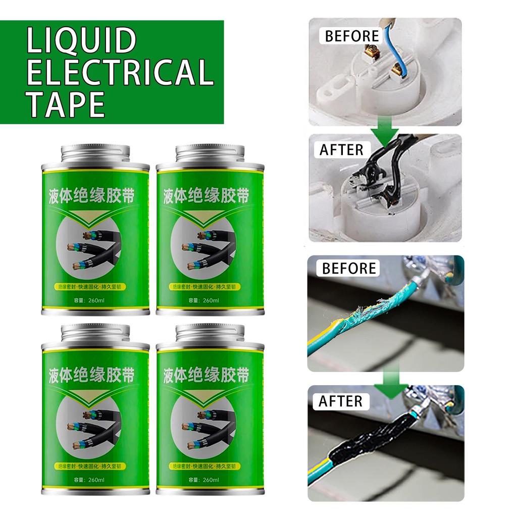 Liquid Electrical Tape Insulation Tape Repair Rubber Wires & Cables Waterproofing Fixed Wire Adhesive Liquid Insulation Paste