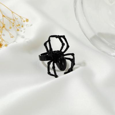 Zveličený Punkový Pavouk Otevírací Nastavitelné Prsteny Klasické Gotické Halloween Hmyzí Prsten na Prst Strana Dárky Šperky Pro Ženy Muže
