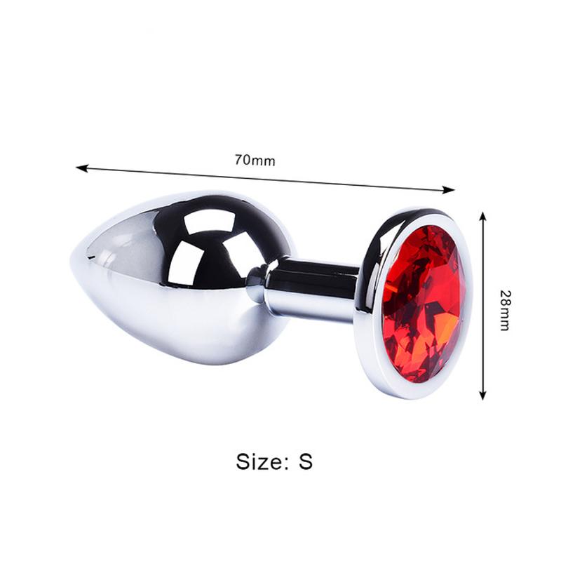 Sex Vibrator Metal Anal Toys For Women Adult Sex Products Men Butt Plug Stainles Steel Anal Plug Sex-toy Anal DildoToys 7