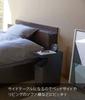 Yamazaki Tower Dustbin & Side Table, Black, W38 x D18.5 x H45cm, Trash Can, Nightstand, 3989