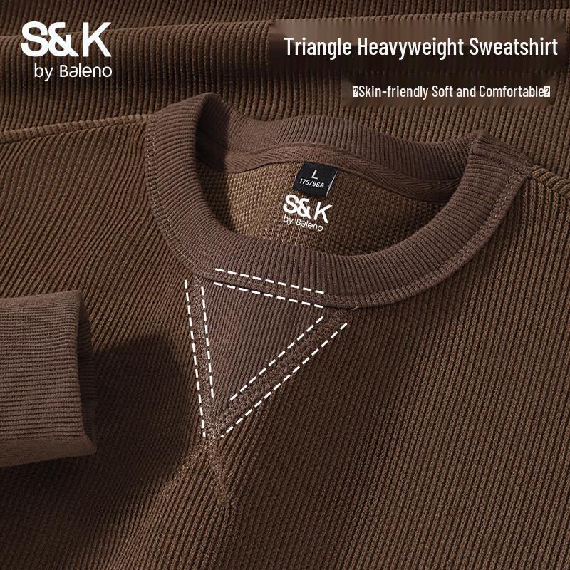 Baleno Men's S&K Series Round Neck Pullover Sweatshirt