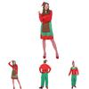 Christmas Elf Cosplay Costume Couple Outfits High Quality Polyester S/m/l