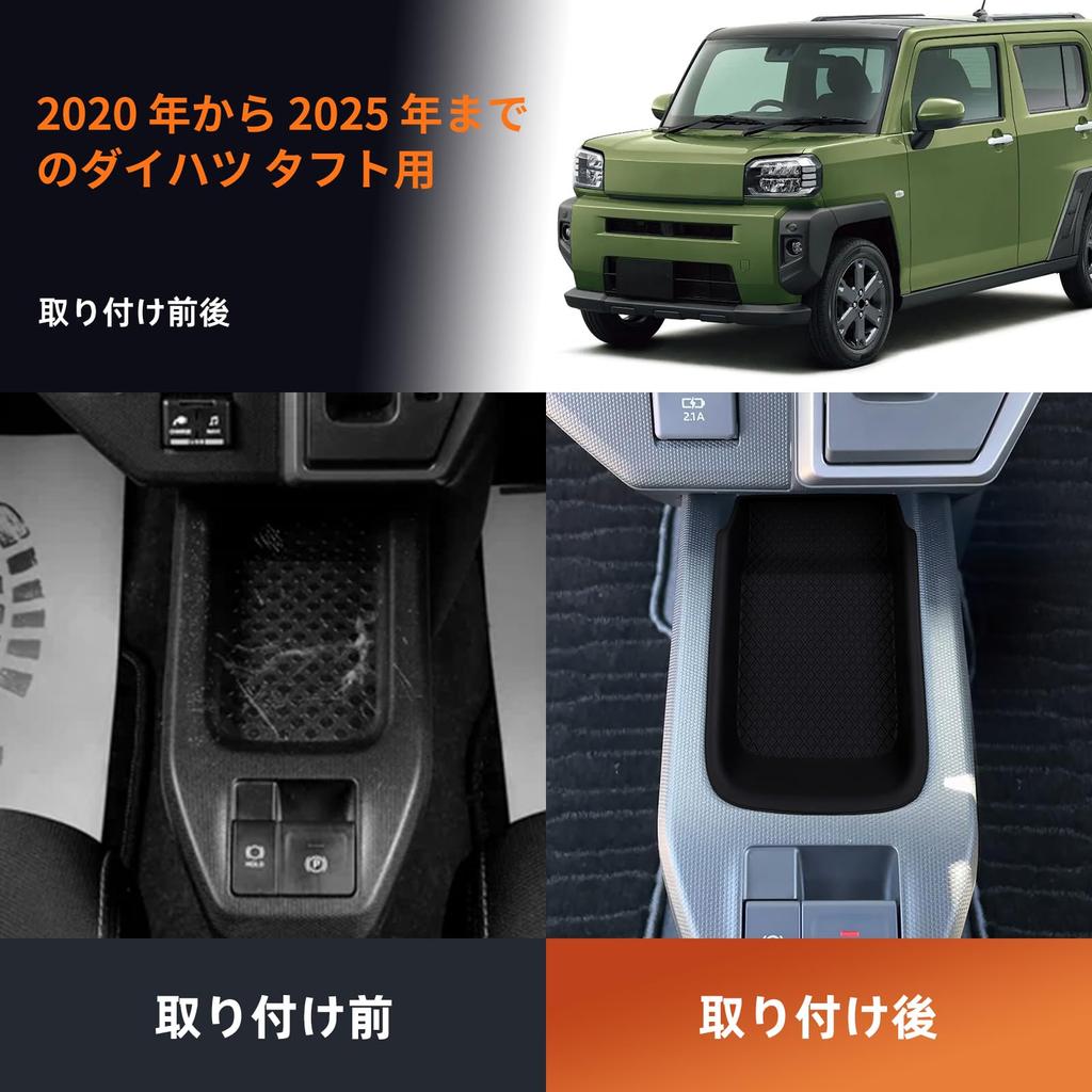 FDAIUN Car Cup Holder Coaster Silica Pad, Fits Daihatsu Taft 2020-Present Rubber Mat,