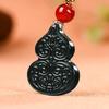 Natural Hetian Jade Gourd Pendant - Ancient Style for Men & Women