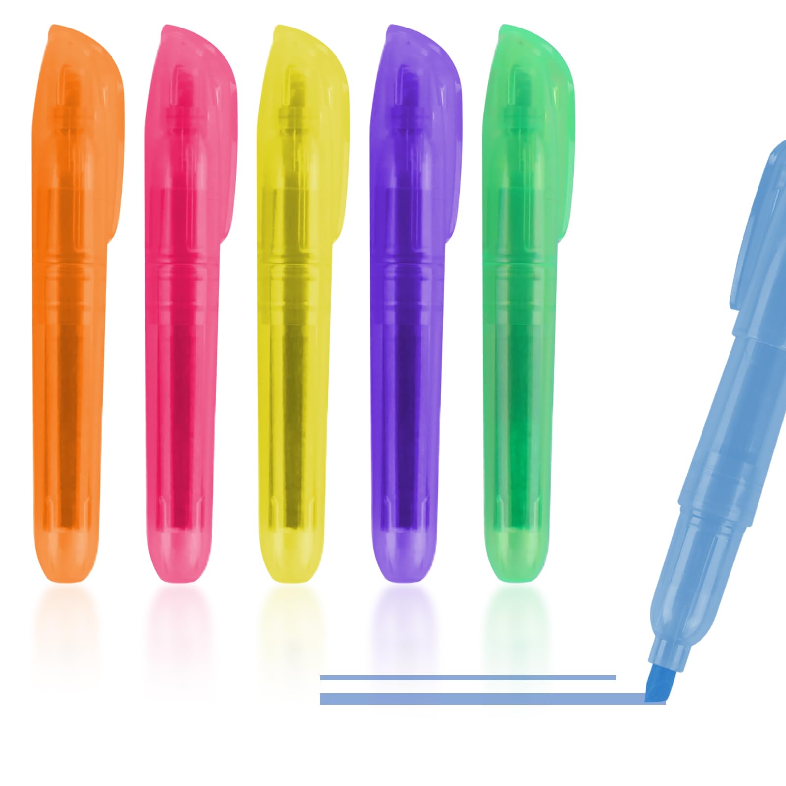 

of Highlighter large capacity for and the 6-Pack 6-Color Pens Water-based, quick-drying, bleed-resistant, marking, underlining, coloring,