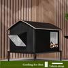 Homeless Pet House Four Seasons Outdoor Stray Cat Shelter with Air Conditioning Pet House Cozy Insulated Cat Bed Supplies