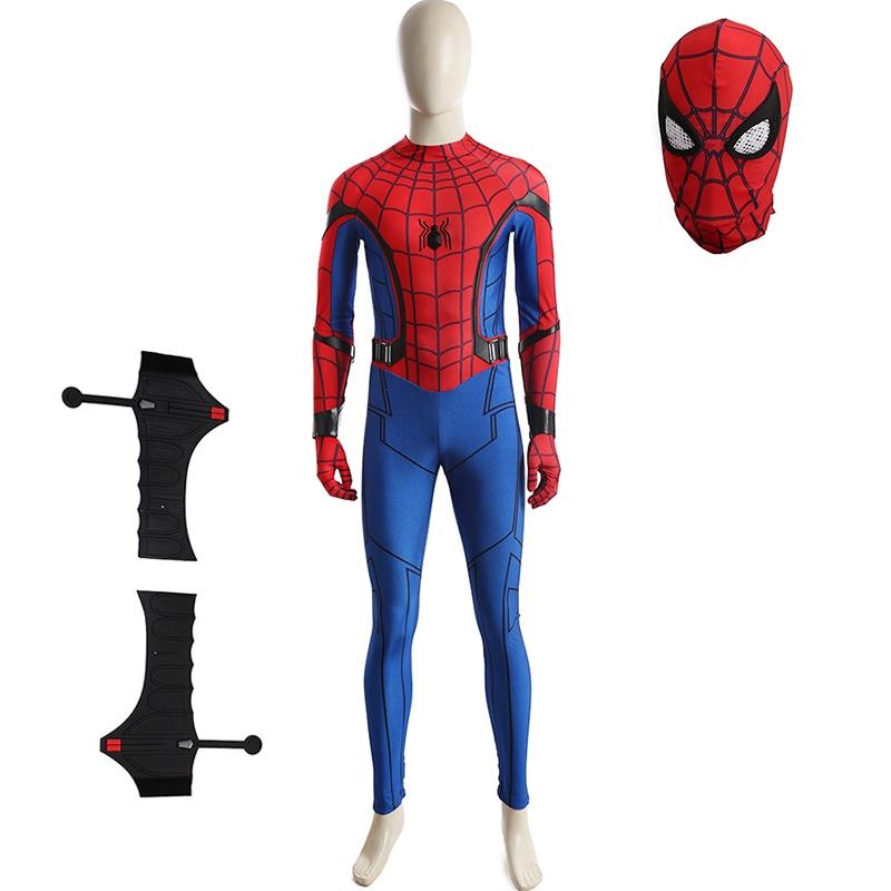 Stunning Spiderman Homecoming Cosplay Costume With Exquisite 3d Printed Design