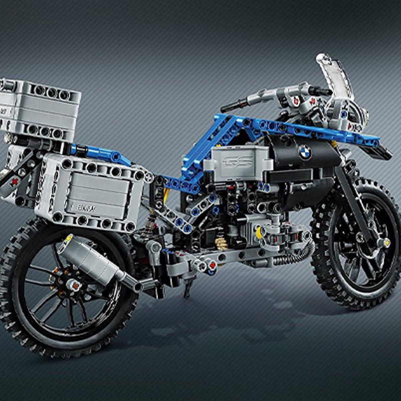 LEGO Technologie Mechanisches Set BMW, Waterbird Motorrad R1200GS Motorradmodell BMW Bausteine 601 1000 Stück 42063