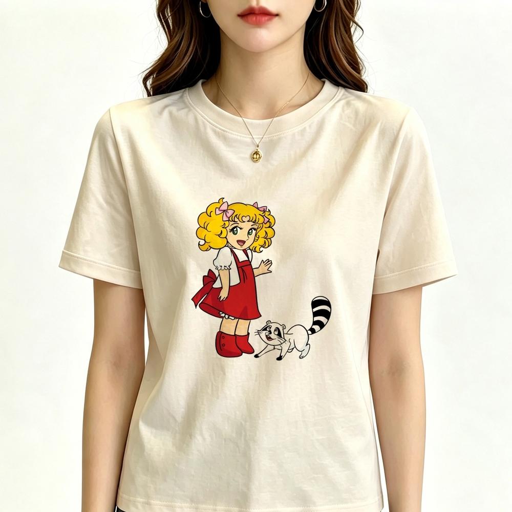 Candy Candy Anime tshirt Women meme anime aesthetic graphic t shirt gyaru streetwear Unisexga japanese japan