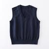 Fashion Comfortable Basic Pullover Sweater Uniform Undershirt Undershirt Sleeveless Thin Solid Color Female Student Knitwear