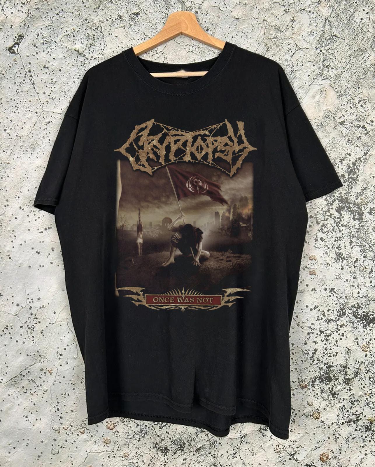 Cryptopsy Band Once Was Not Album Unisex T-Shirt Cotton SB207 3XL