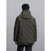 GXG Men's False Two-Piece Hooded Mid-Length Down Jacket