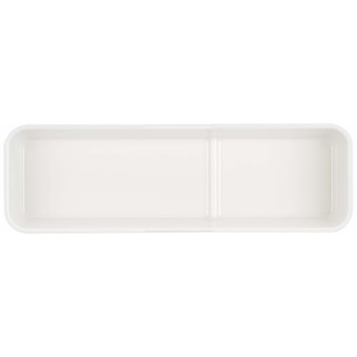 Pearl Metal Cutlery Case with Lid, White, Made in Tsubame-Sanjo, Japan, HB-2911