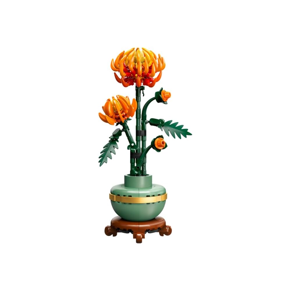 LEGO Botanical Chrysanthemum Building Blocks Decorative Flower Arrangement Home Decor Gift for Men and Women 10368