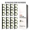 Fishing Rod Rack Holder Hanger Holds up to 8 Fishing Rods Wall Ceiling Mount for Garage Storage Organizers Display Stand