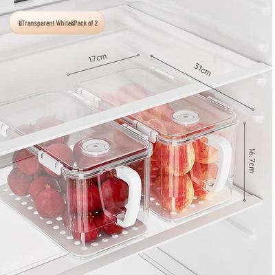 Boîte de rangement transparente pour réfrigérateur Ruhan