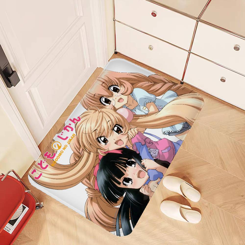 Anime K-Kodomo no Jikan Classic Kitchen Mat Kids Room Bedroom Decoration Balcony Anti-Slip Doormat Living Room Alfombra