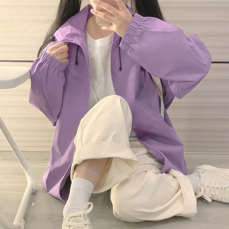 Women Workwear Windproof Waterproof Hiking Jacket Spring Autumn Outdoor Coat Petite Travel Clothing