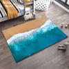 Beautiful Ocean and Sand Carpet Suitable for use as an anti-slip game mat for living room and bedroom sofas