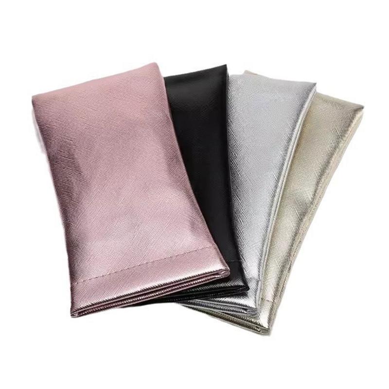 Multipurpose Simple Designs Sunglasses Bag Case with Zippers Closure for Dust and Scratch Protective Organization