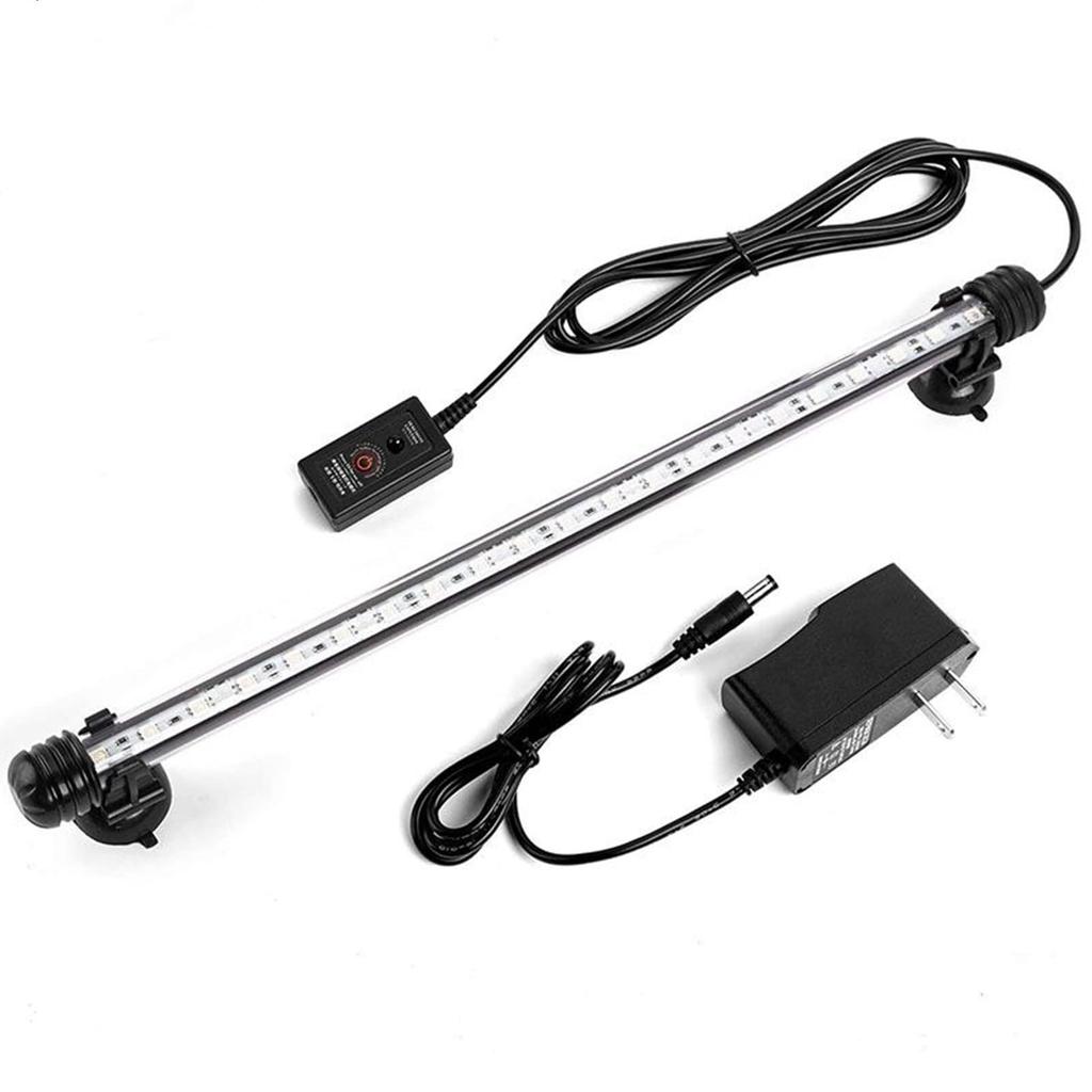 Etelux 24 LED Aquarium Light Bubbles Underwater Aquarium Lamp Aquarium Lighting Decoration Aquarium Fish Tropical Fish Oxygen Supplement Long Life
