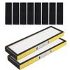 BHBL FLT4825 Replacement Filter for Germ Guardian Air Purifier, for AC4825 AC4850, 2 True HEPA + 8 Carbon Filters