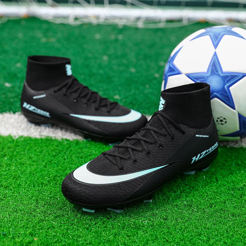 Hochwertige Herren-Fußballschuhe Society Outdoor TF/FG Original Fußballstiefel Damen Lange Stollen Nocken Kunstrasenbeständige Sneaker