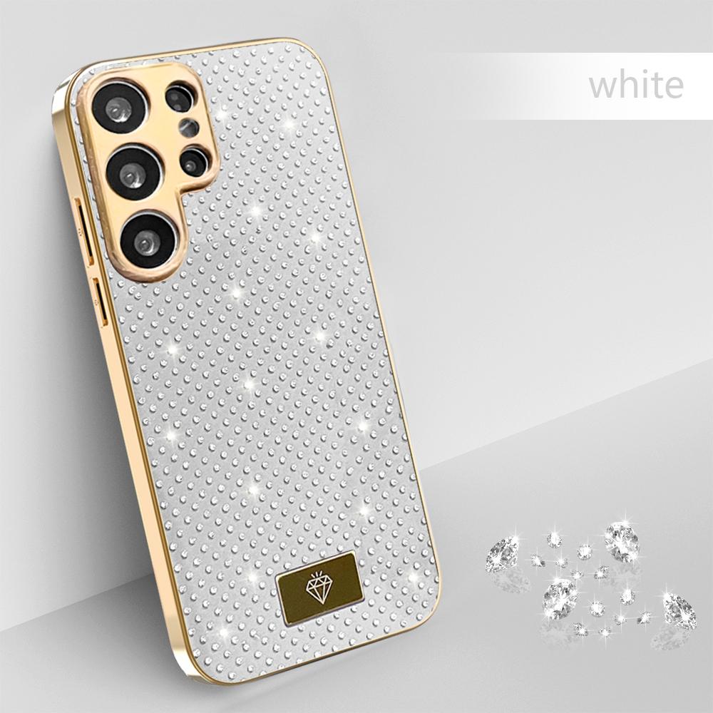 Glitter Plating Phone Case For Samsung Galaxy S25 S24 S23 Ultra Plus S25 Edge S23 FE S24FE S 25 Ultra S25Ultra 5G Silicone Cover