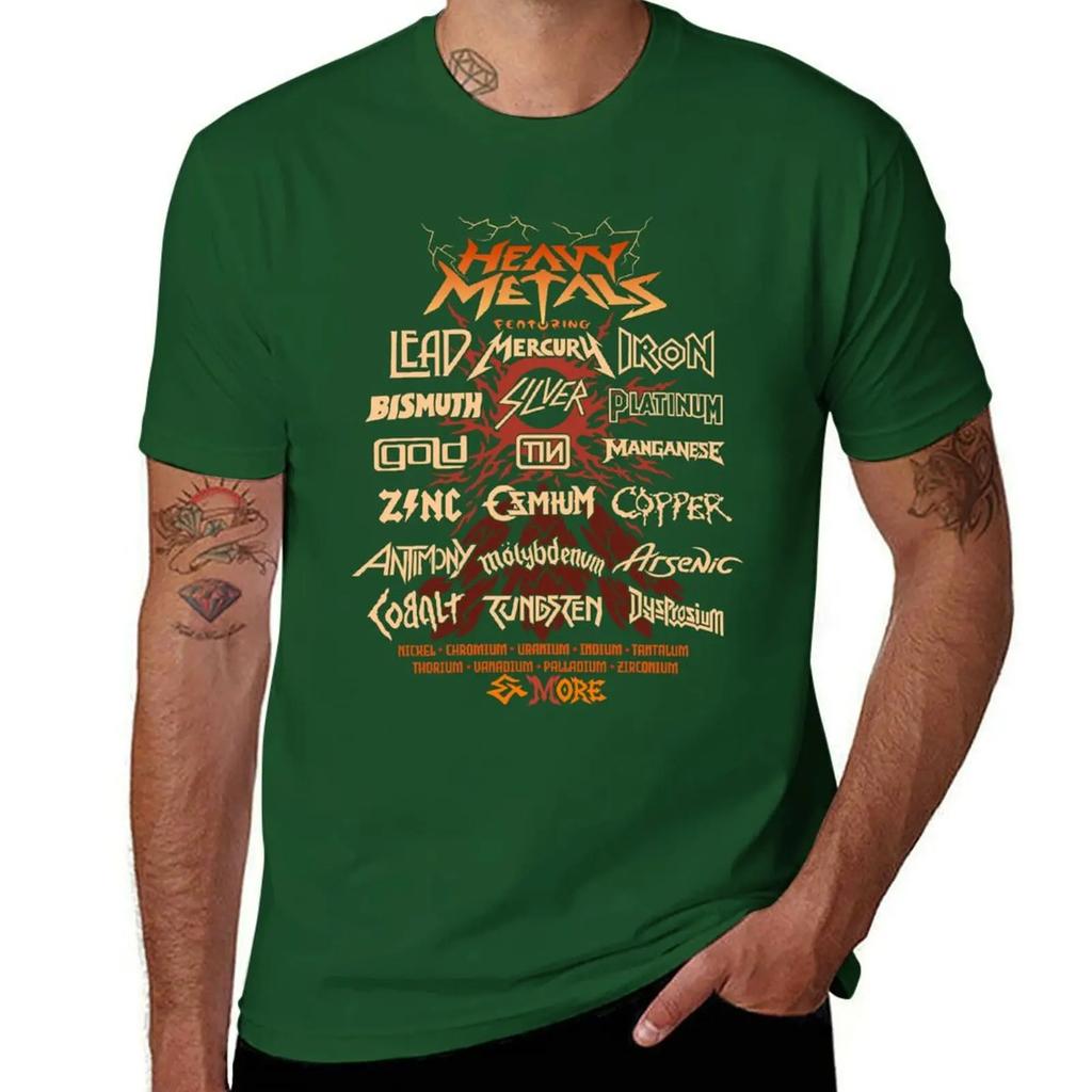 Heavy Metals Parody T-Shirt heavyweights kawaii clothes plain black t shirts men