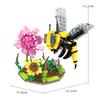 Cute Animals The Insect Collection Butterfly Mantis Bee Snail Building Blocks Kit Girl Bricks Model Kids Toy Children