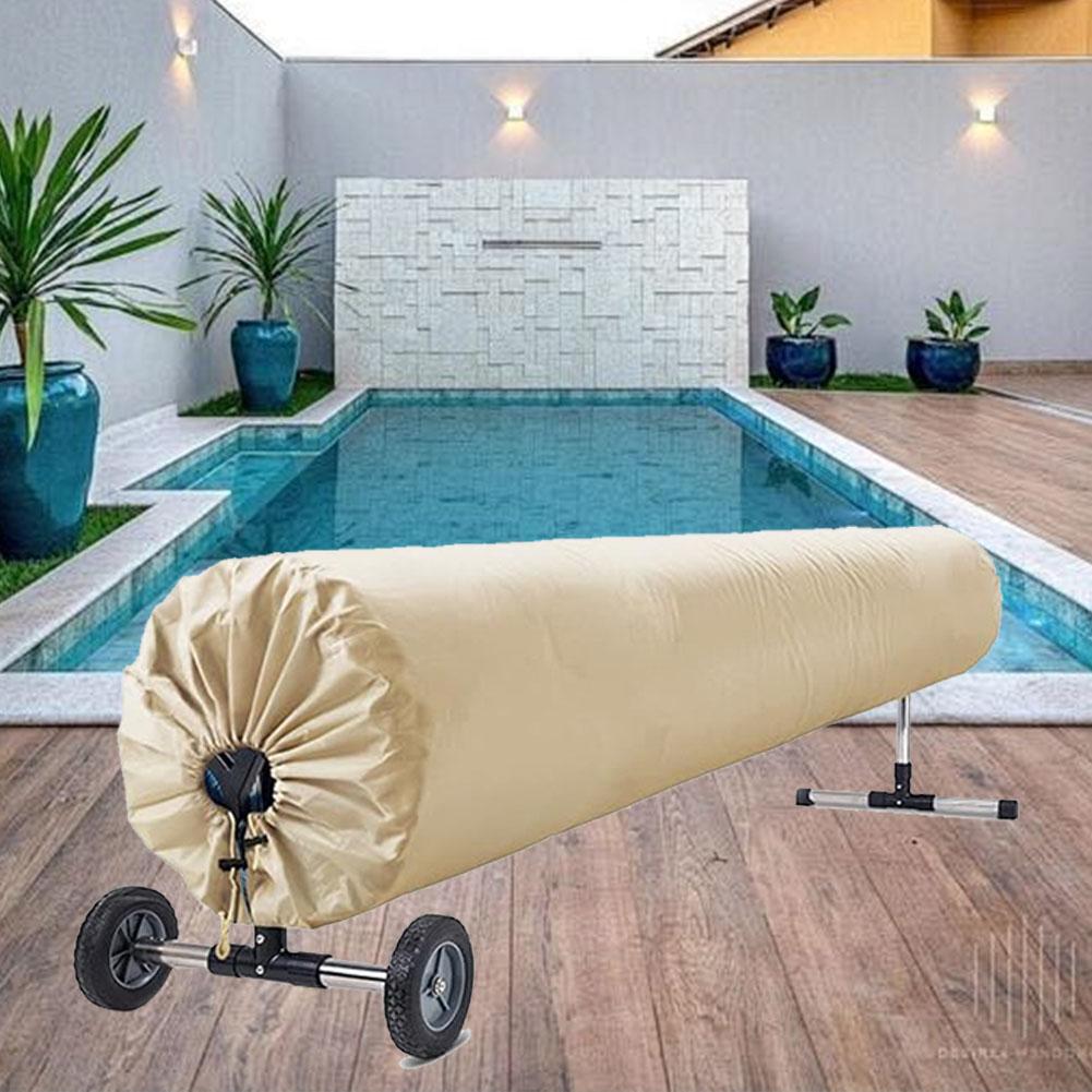 18ft Solar Blanket Cover Waterproof Pool Cover For Winter Swimming Pool Cover 420D Waterproof Oxford Cloth For Solar Blanket