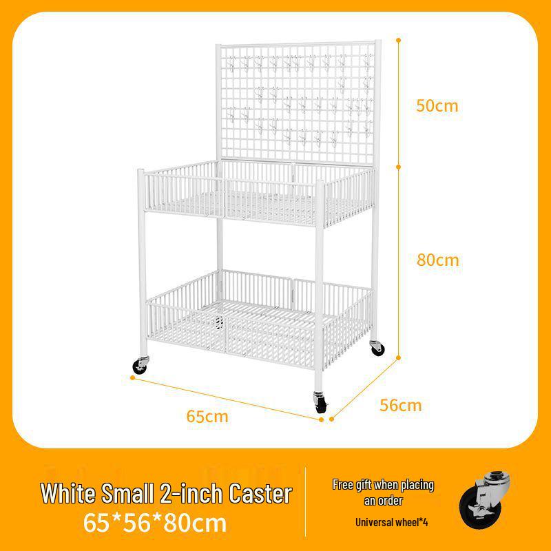 Quick-Fold Mobile Night Market Vendor Cart