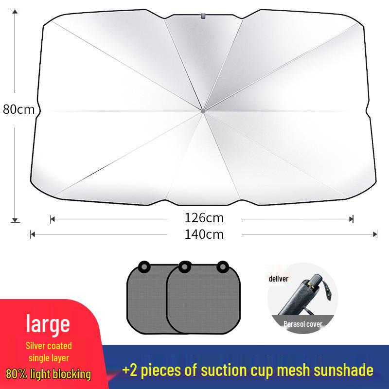 Car Windshield Sunshade – Heat Insulation & Sun Protection Front Cover