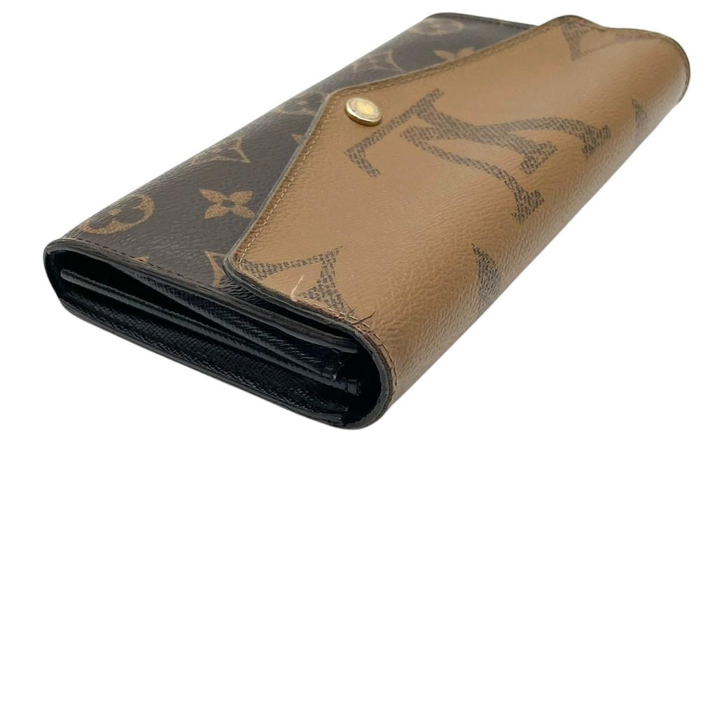 Used LOUIS VUITTON Purse Monogram reverse Portefeuille SaraPurse Brown PVC/leather Women