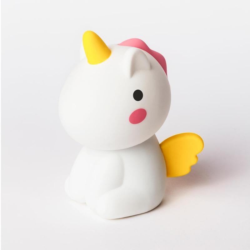 LED Small Night Lamp Bedroom Children's Sleep Light Cartoon Lamps, Silicone Bedside Lamp Charging Induction Table Lamp