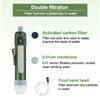 Outdoor Mini Water Filter Straw Camping Water Purifier Portable Distance Water Purifier Water Filter Straw Emergency Supplies