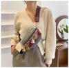Ethnic Lace Women's Tassel Chest Bag - 2026 Summer Single Shoulder Fashion Bag
