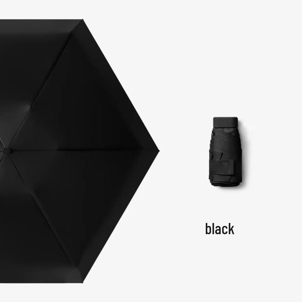 Women's UV Protection Foldable Sunshade Umbrella - Compact, Dual-Use for Sun & Rain