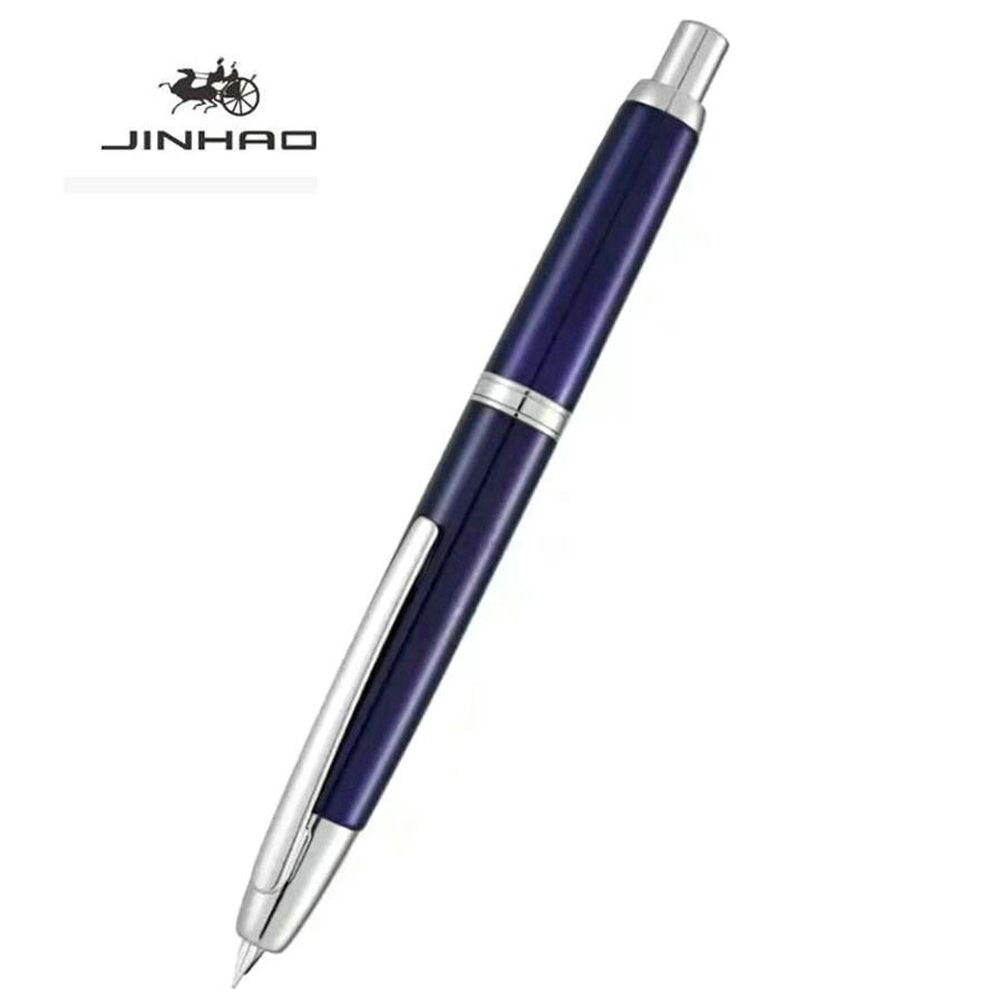 

JINHAO 10 Високоякісна висувна натискна пір яна ручка EF/F перо з конвертером для чорнила Письмовий подарунок Кольори Рожевий Помаранчевий Червоний EF Nib With Box