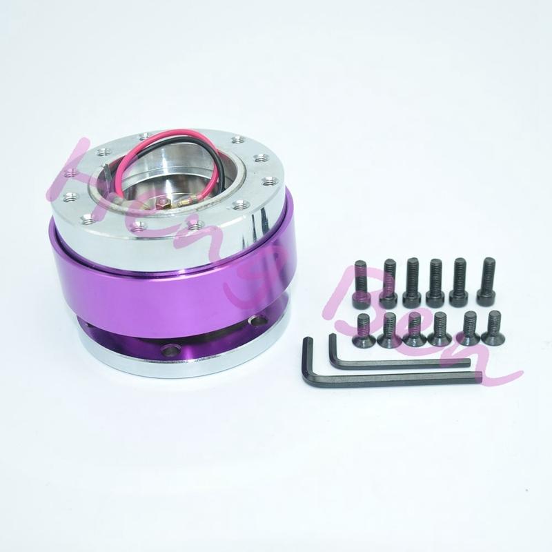 Universal Steering Wheel Snap Off Quick Release Hub Adapter Boss kit 8 colors available