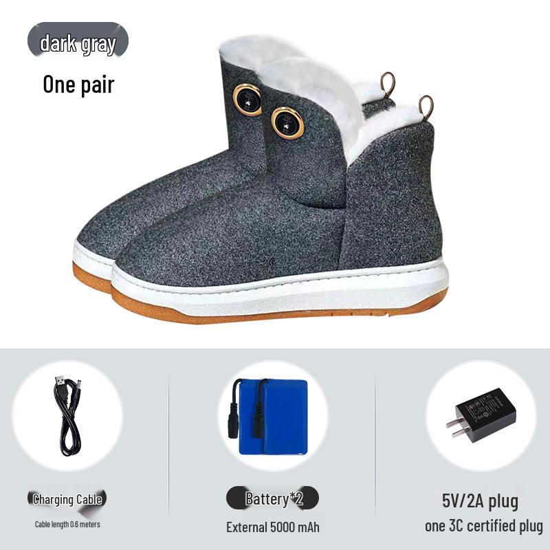 Rechargeable Heated Unisex Winter Boots with