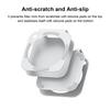 Qwiizlab Aluminum Stand for Mac Mini M4 M4 Pro Durable and Sturdy 2024, Scratch-Resistant, Anti-Slip, Overheating-Resistant, (Silver)