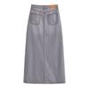 Fashion Style 2024 Summer New Arrival Women's Easiest for Match High Waist Slit Design Midi Skirt Denim Skirt 6147069