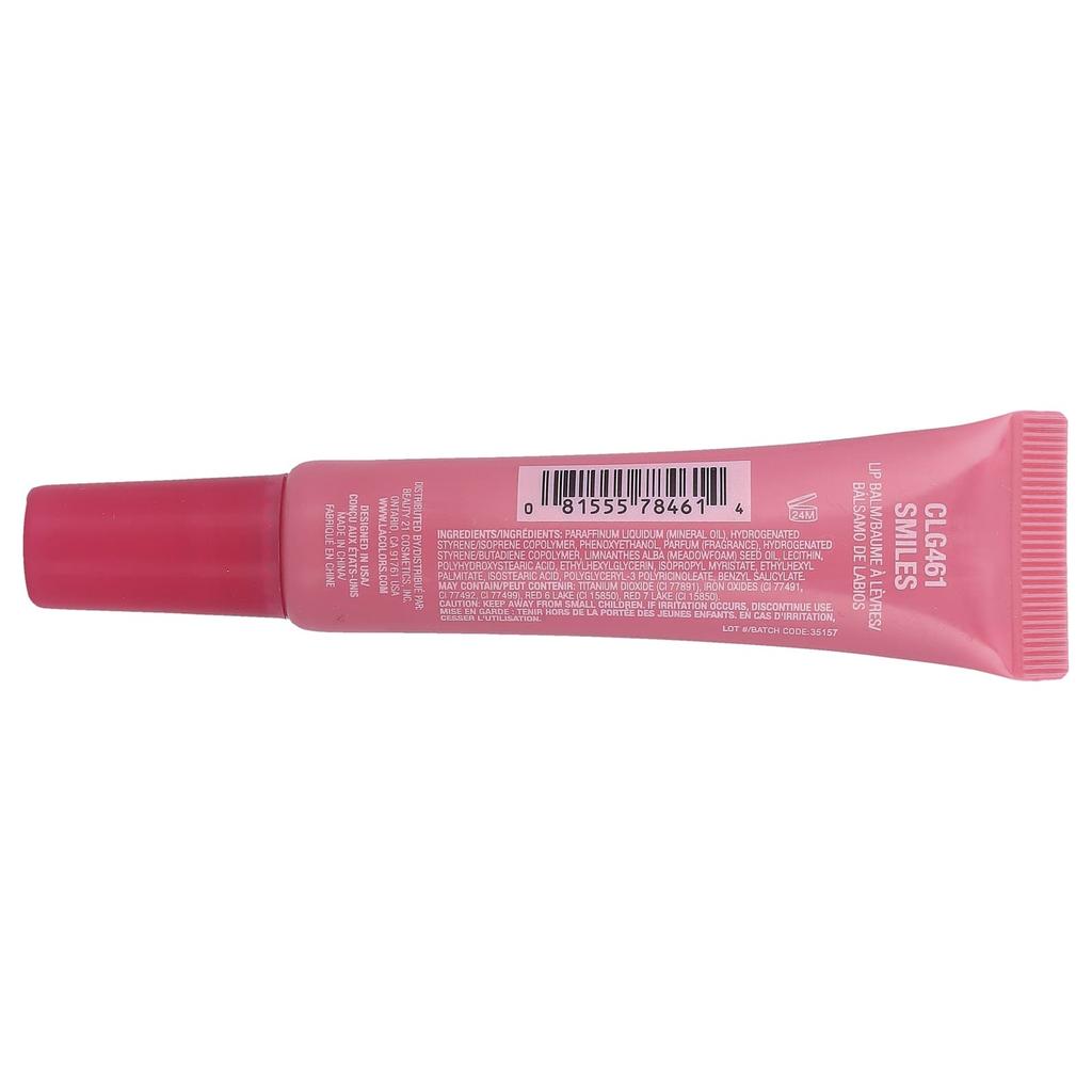 Los Angeles. Barvy, Stay Jelly, Balzám s bambuckým máslem, CLG461 Smile, 12 ml (0,41 fl oz)