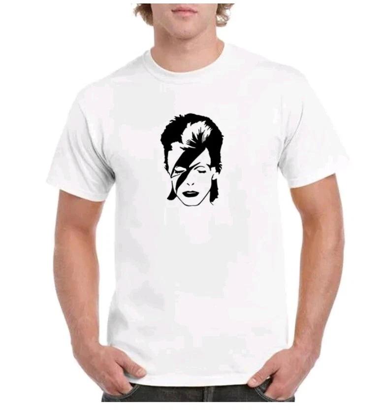 Men’s David Bowie...Ziggy... Music Gift Idea T-shirt... Size 2XL