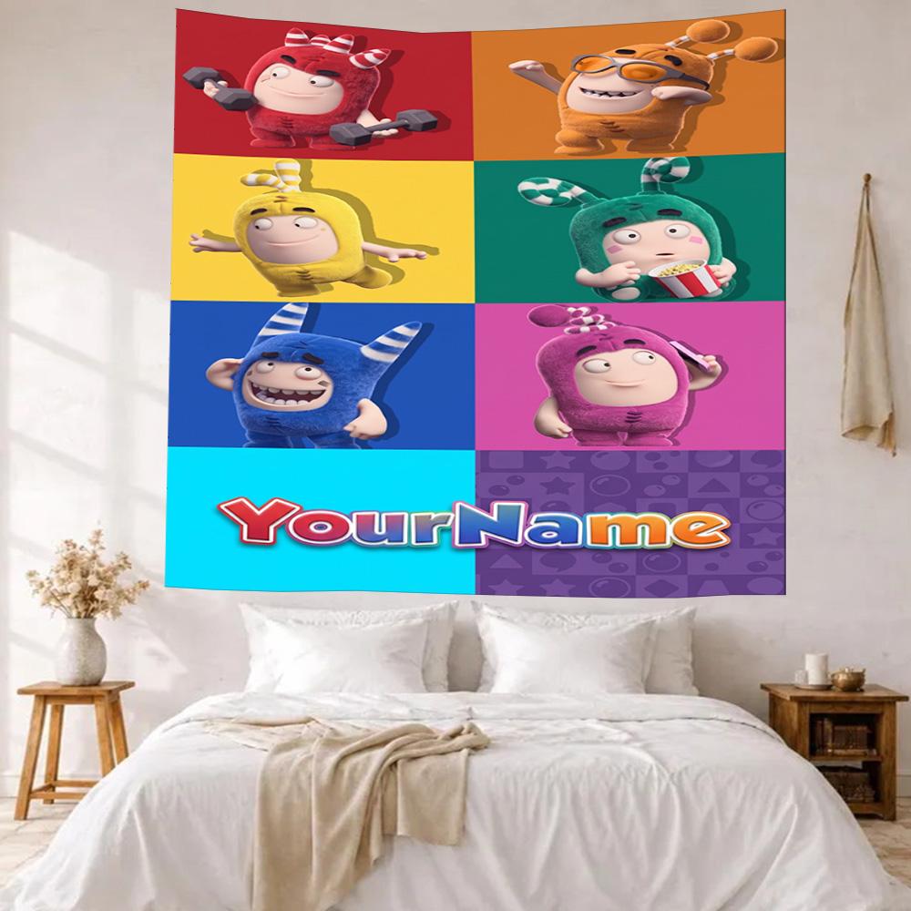 Numberblocks Custom Your Name Wall Decor Tapestry Art For Pet Memorial Birthdaywedding Party Backdrop Family Gift