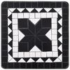 Table d'appoint - VIDAXL - Mosaïque - Noir - Rond - Extérieur