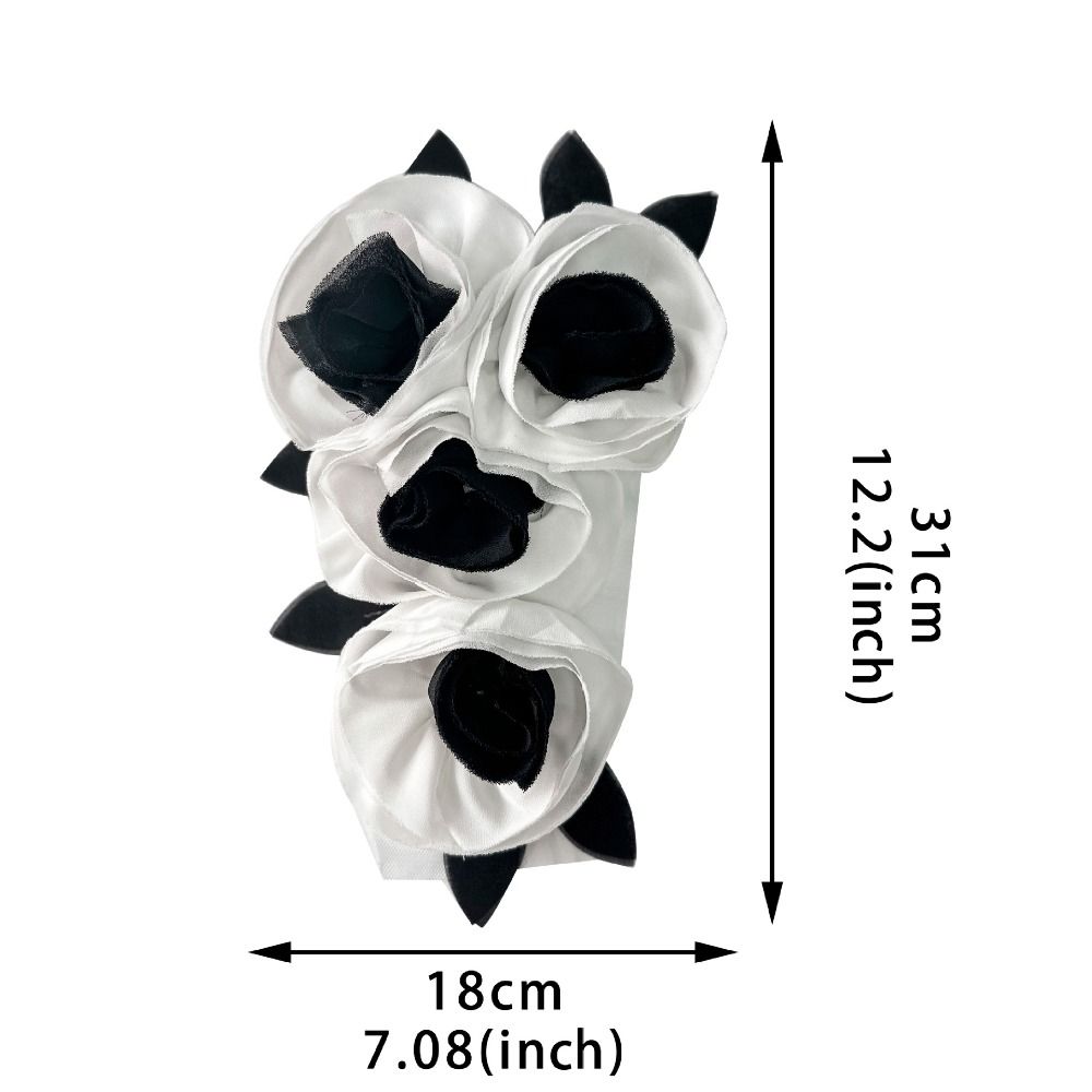 Chest Flower Clothing Patch Artificial Clothes Appliques DIY Large Flower Patch  Sewing