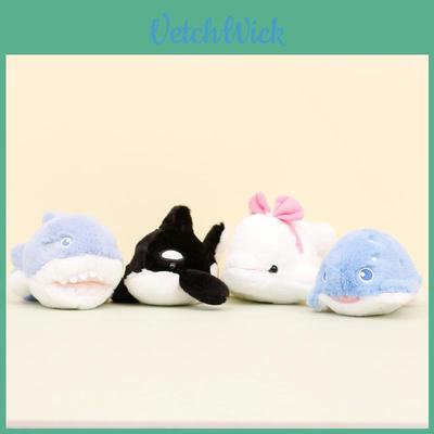 Weiches Meerestier Plüschtier 12cm Wal Delfin Hai Schlüsselanhänger Geschenk