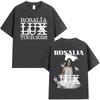 Rosalia LUX Tour 2026 Merch T Shirts Mens Women Clothing Casual pure Cotton Tshirt Fashion Harajuku Short Sleeve Tshirts